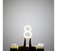 Filamento a LED 0-9 3V, 1 pezzo di forme digitali prefabbricate, usate per luci al neon fai-da-te, decorazioni di compleanno, illuminazione per nomi di matrimoni, stile Edison retrò. (8/6500K)