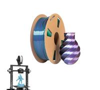 Filamento da 1,75 mm - Pacchetto di filamenti multiuso per stampa 3D, filamento in seta Pla Seta Tricolore, Filamento per stampante 3D da 1 kg, accessori per stampanti 3D per stampanti e penne