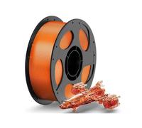 Filamento Della Stampante 3D Compatibile Con ANYCUBIC PETG, 1,75Mm+/-0,02Mm | Materiali Di Consumo Durevoli For Stampante Compatibili Con Kobra 3 Combo S1C(1KG T-Orange)