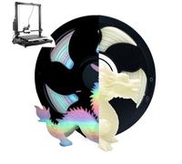 Filamento di stampa 3D GLOW, Filamento di stampa 'iride -Lo Glow in the Dark Multi -Colored Filament Bundle -3D Silk Coil, stampante gradiente ender Professiones Glow 3D Filamen