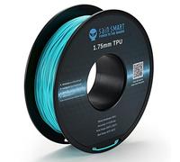 Filamento flessibile in TPU SainSmart per stampa in 3D, 1,75 mm, 0,8 kg, precisione dimensionale +/- 0,05 mm, colore: ciano neon