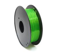 Filamento for stampante 3D flessibile TPU 95A 1,75 mm 0,8 kg, materiale di consumo in plastica 3D for stampante 3D Filamento Stampante 3D(Transparent Green)