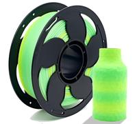 Filamento in PLA opaco sfumato arcobaleno estivo da 1,75 mm offre filamento per stampante 3D ad alta intensità, filamento PLA per stampa 3D migliorato, bobina da 1 kg avvolto per più stampanti FDM