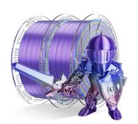 Filamento per stampante 3D Conjure Silk Rainbow PLA, filamento cosmico multicolore di PLA rosa blu verde rosso da 1,75 mm per stampa 3D 2KG/4,4LB