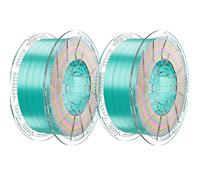 Filamento per stampante 3D Conjure Silk Rainbow PLA, filamento di caramelle giallo rosa porpora verde arcobaleno multicolore da 1,75 mm per stampa 3D 2KG/4,4LB