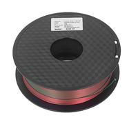 Filamento per stampante 3D da 1,75 mm, tricolore oro, verde e rosso, filamento PLA, materiale di consumo per la stampa di modelli fai-da-te.