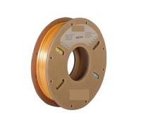 Filamento per stampante 3D, Filamento in seta opaca bicolore/seta tricolore/PLA da 250 G, 1,75 mm ± 0,03 for la stampa 3D(Red Yellow Blue)