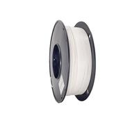 Filamento per stampante 3D in PLA trasparente, opaco, tinta unita, PLA, filamento da 1,75 mm, bobina da 1 kg, materiale di stampa 3D, adatto per la maggior parte delle stampanti 3D FDM (bianco)