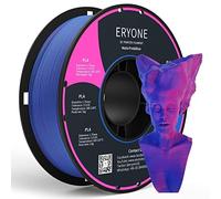 Filamento per stampante 3D PLA bicolore opaco ERYONE 1,75 mm +/- 0,03 mm, 1 kg per stampante 3D, rosa blu