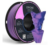 Filamento per stampante 3D PLA bicolore opaco ERYONE 1,75 mm +/- 0,03 mm, 1 kg per stampanti 3D, blu e viola