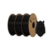 Filamento per Stampanti 3D Stampante 3D con filamento PLA da 1,75 mm, 5/10 rotoli, stampa di materiale plastico for FDM MIX(3Roll Black)