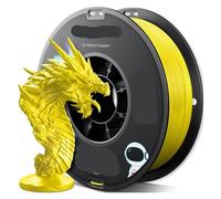 Filamento PETG 1 kg 1,75 mm for stampante 3D multicolore in plastica anti-groviglio Accessori for stampanti 3D(PETG Yellow)