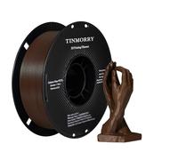 Filamento PETG in fibra di carbonio 1,75 mm, filamento per stampante 3D TINMORRY PETG CF, compatibile con la maggior parte delle stampanti FDM 3D, 1 KG 1 bobina, Caffè