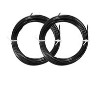 Filamento PLA 3D da 1,75 mm di diametro, compatibile con la maggior parte delle penne o stampanti 3D, non tossici, ecologici, colori vivaci, nero, 2 rotoli