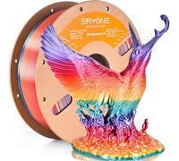 Filamento PLA ERYONE Silk Rainbow 1,75 mm, Filamento 3D Imprimante PLA, +/- 0,03 mm, 1 kg/bobina, Arcobaleno a cascata