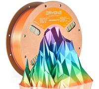 Filamento PLA ERYONE Silk Rainbow 1,75 mm, Filamento 3D Imprimante PLA, +/- 0,03 mm, 1 kg/bobina, Mountain Mirage Rainbow