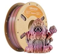 Filamento PLA ERYONE Silk Rainbow 1,75 mm, Filamento 3D Imprimante PLA, +/- 0,03 mm, 1 kg/bobina, Steampunk Rainbow