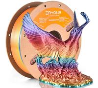 Filamento PLA ERYONE Silk Rainbow 1,75 mm, filamento PLA Imprimante 3D, +/- 0,03 mm, 1 kg/bobina, arcobaleno vibrante