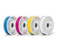 Filamento PLA Fiberlogy Easy PLA CMYK Bundle Cyan Magenta Yellow White 1,75 mm Kit Multicolore