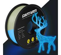 Filamento PLA GIANTARM 1,75 mm PLA Fluorescente Blu Luminoso, Glow In The Dark Materiali di Stampa 3D 1kg Spool