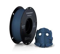 Filamento PLA in fibra di carbonio 1,75 mm, filamento di stampa 3D TINMORRY PLA-CF, altamente compatibile con la stampante 3D Bambu FDM, 1 KG 1 bobina, Blu carbonio