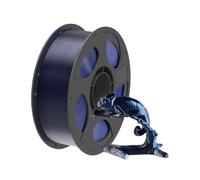 Filamento PLA In Seta Bicolore, Filamento For Stampante 3D Con Texture In Seta Multicolore Lucida For Stampanti FDM 1 Kg/rotolo(Black blue)