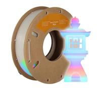 Filamento PLA luminoso da 200 G, materiali di stampa 3D in plastica PLA 1,75 mm che si illumina al buio Filamento Stampante 3D(Glow Rainbow)