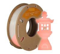 Filamento PLA luminoso da 200 G, materiali di stampa 3D in plastica PLA 1,75 mm che si illumina al buio Filamento Stampante 3D(Orange Red)