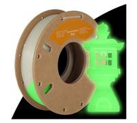 Filamento PLA luminoso da 200 G, materiali di stampa 3D in plastica PLA 1,75 mm che si illumina al buio Filamento Stampante 3D(Glow green filament)