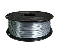 Filamento PLA Metallizzato Silky Shine Da 1,75 Mm, Bobina Da 1 Kg, Stampante 3D E Filamento For Penna Con Sensazione Di Seta Liscia(Silk silver)