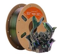 Filamento PLA multicolore arcobaleno, 1,75 mm, spool da 1 kg con design numerato fotografico, a basso costo per la stampa 3D di modelli, giocattoli, prototipi (set A 5 kg)