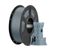 Filamento PLA multicolore for stampante 3D da 1,75 mm, 1 kg/rotolo, materiale di consumo in gomma plastica for stampante 3D FDM Kobra(1KG grey)