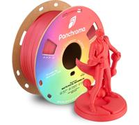 Filamento PLA opaco Polymaker Panchroma Red da 1,75 mm, stampa facile