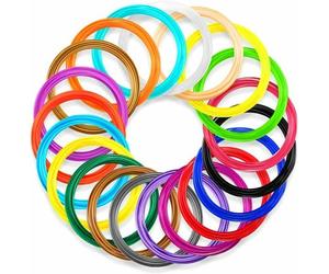 Filamento PLA ricambio penna 3D colori assortiti - 5 matasse da 10 metri - 50mt