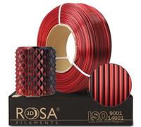 Filamento Pla Rosa 3D 1,75 MM 1000g Rosso/Nero, Ricarica
