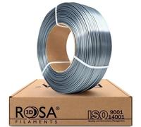 Filamento PLA Rosa 3D 1,75mm 1000g Setoso Acciaio, Ricarica