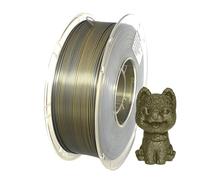 Filamento PLA - Stampante 3D Da 7,7 Pollici | Filamento Nero | Materiale PLA Setoso - Filamentos A Cambio Di Colore Per Stampanti 3D, Alta Resistenza, Superficie Liscia E Qualità Di Stampa