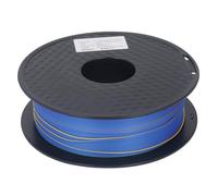 Filamento PLA tricolore 1,75 mm, filamento per stampante 3D con sfumatura oro-verde-blu, materiale di stampa in PLA puro ad alta resistenza per la creazione di modelli e per stampa