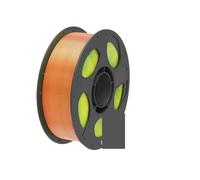 Filamento PLA tricolore in seta bicolore da 1 kg,75 mm, compatibile con materiali di stampa multicolori brillanti for stampante 3D FDM(1KGRed Yellow Green)