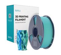 Filamento Sunlu PL Silk Dual Color Blu-Verde