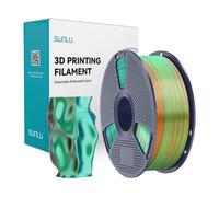 Filamento Sunlu PL Silk Tricolore (Arancione, Blu e Verde)