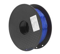 Filamento TPU Clog flessibile 1,75 mm 1 kg fascio per stampante 3D FDM, materiale di consumo, alta permeabilità e stabile (blu trasparente)
