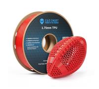 Filamento TPU SainSmart da 1,75 mm, confezione da 1 kg (2,2 libbre) in TPU flessibile 95A, precisione ±0,05 mm, filamento per stampanti 3D, compatibile con la maggior parte delle stampanti FDM, rosso