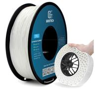 Filamento TPU, stampa 3D, materiale flessibile, resistenza, 1 kg, bianco