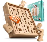 Filapen Giocattoli matematici Montessori I 62 mattoncini da costruzione in legno di faggio, giocattolo educativo per l'inizio della scuola, giocattolo per le abilità motorie dai 4 anni in su