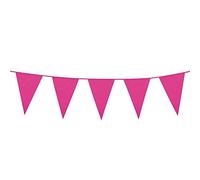 Filare 10m 18 bandierine giganti 45x30cm fucsia