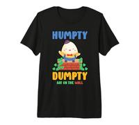 Filastrocche per Bambini o Humpty Dumpty Seduto su Un Muro Maglietta Premium