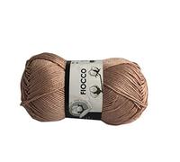 Filati Italiani Fiocco di Cotone. 100% Cotone, 50g (125m) per Uncinetto e Maglieria - Noce - 7040