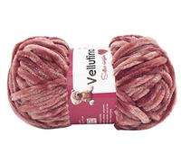 filati italiani gomitoli di Vellutino in ciniglia 5x50g per Capi da Neonato (Rosa Antico - 404)