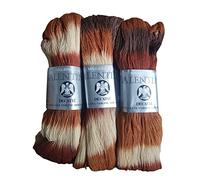 filati italiani Matasse di Lana per Maglieria, 100g in Diversi Colori (Sfumato Nocciola)